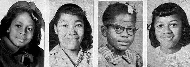 Four Girls who were bombed in Birmingham